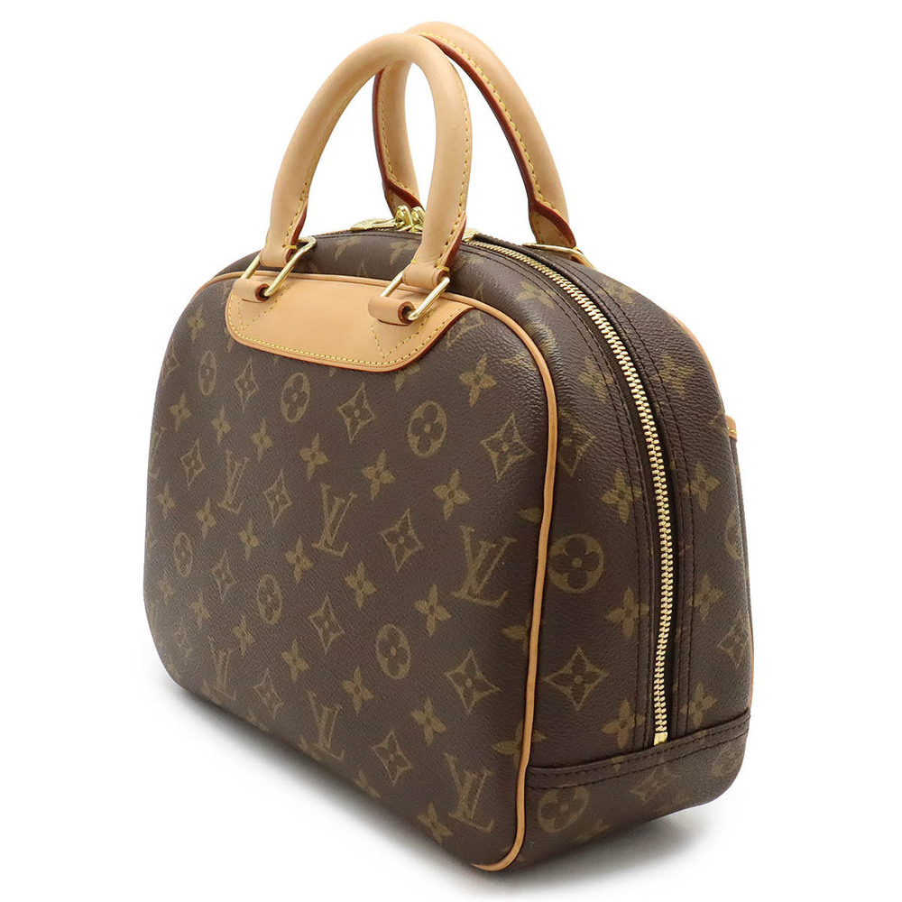 Louis Vuitton Bag Monogram Trouville Boston Handbag Brown